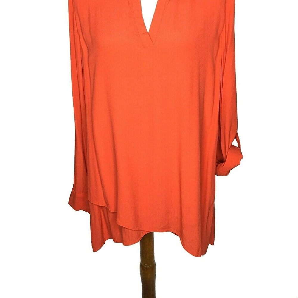 Soft Surroundings Asymmetrical Split Neck Tunic S… - image 3